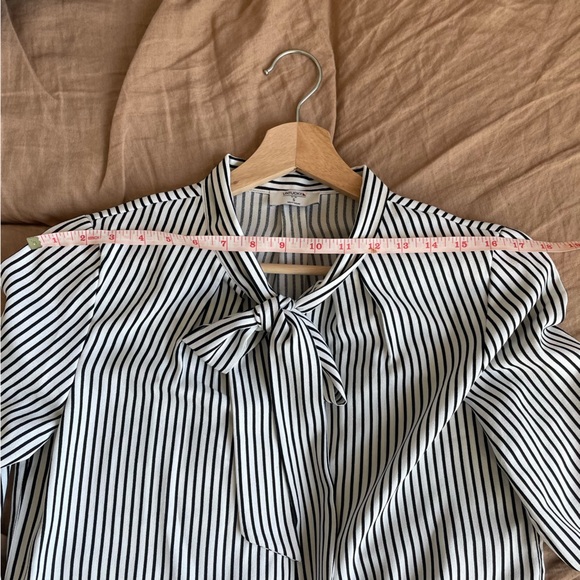 women’s tie neck business casual blouse - Picture 7 of 10